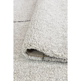Rug Destination Silver Ellice Microfibre Rug