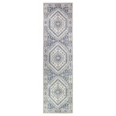 Rug Destination Cream Blue Calmly Power-Loomed Runner