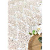 Rug Destination Beige Shahin Shag Rug