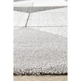 Rug Destination Silver Ellice Microfibre Rug
