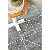 Rug Destination Grey Lambert Microfibre Rug
