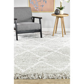 Rug Destination Light Grey Parisa Shag Rug