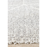 Rug Destination Silver Lambert Microfibre Rug