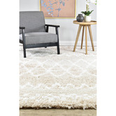 Rug Destination Beige Shahin Shag Rug