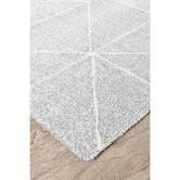 Rug Destination Silver Lambert Microfibre Rug