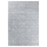 Rug Destination Silver Lambert Microfibre Rug
