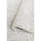 Rug Destination Silver Lambert Microfibre Rug