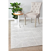Rug Destination Silver Lambert Microfibre Rug