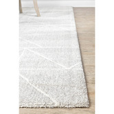 Rug Destination Silver Lambert Microfibre Rug