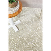 Rug Destination Beige Zavala Microfibre Rug