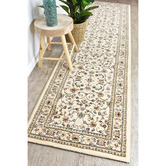 Rug Destination Beige Clarke Power-Loomed Runner