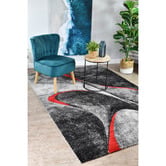 Rug Destination Red Steffen Power-Loomed Rug