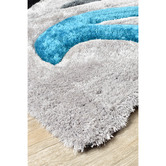 Rug Destination Turquoise Amanah Hand-Tufted Rug