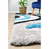 Rug Destination Turquoise Amanah Hand-Tufted Rug