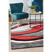 Rug Destination Red Manisha Power-Loomed Rug