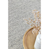Rug Destination Silver Sami Hand-Woven Wool &amp; Viscose Rug
