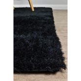 Rug Destination Black Krista Shag Rug