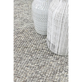 Rug Destination Silver Sami Hand-Woven Wool &amp; Viscose Rug