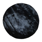 Rug Destination Black Forster Round Shag Rug