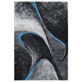 Rug Destination Grey &amp; Turquoise Millard Power-Loomed Rug