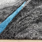 Rug Destination Grey &amp; Turquoise Millard Power-Loomed Rug