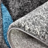 Rug Destination Grey &amp; Turquoise Millard Power-Loomed Rug