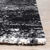 Rug Destination White &amp; Black Millard Power-Loomed Rug