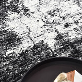 Rug Destination White &amp; Black Millard Power-Loomed Rug