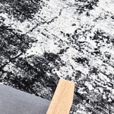 Rug Destination White &amp; Black Millard Power-Loomed Rug