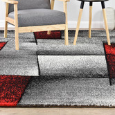 Rug Destination Red Photina Power-Loomed Rug