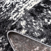 Rug Destination White &amp; Black Millard Power-Loomed Rug
