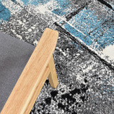 Rug Destination Turquoise Nova Power-Loomed Rug