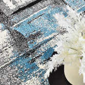 Rug Destination Turquoise Nova Power-Loomed Rug