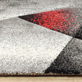 Rug Destination Red Sophos Power-Loomed Rug