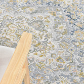 Rug Destination Grey &amp; Yellow Vanessa Power-Loomed Rug