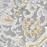 Rug Destination Grey &amp; Yellow Vanessa Power-Loomed Rug