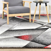Rug Destination Red Sophos Power-Loomed Rug