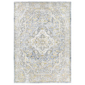 Rug Destination Grey &amp; Yellow Vanessa Power-Loomed Rug