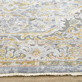Rug Destination Grey &amp; Yellow Vanessa Power-Loomed Rug