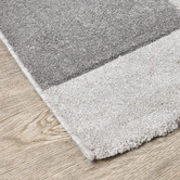 Rug Destination Grey &amp; Red Rhett Power-Loomed Rug