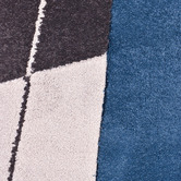 Rug Destination Grey &amp; Blue Rhett Power-Loomed Rug