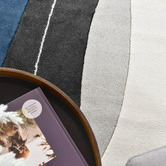 Rug Destination Grey &amp; Blue Rhett Power-Loomed Rug