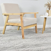 Rug Destination Grey Arlo Power-Loomed Rug