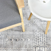 Rug Destination Grey Lochlan Power-Loomed Rug
