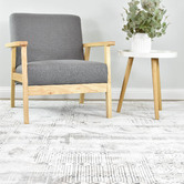 Rug Destination Grey Lochlan Power-Loomed Rug