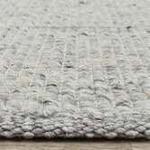 Rug Destination Ivory Grey Hamish Wool &amp; Viscose Rug