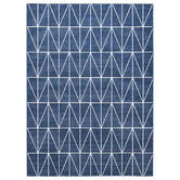 Rug Destination Navy Kristoff Indoor/Outdoor Rug