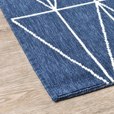 Rug Destination Navy Kristoff Indoor/Outdoor Rug