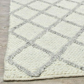 Rug Destination Grey Eliyahu Wool &amp; Viscose Rug