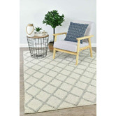 Rug Destination Grey Eliyahu Wool &amp; Viscose Rug